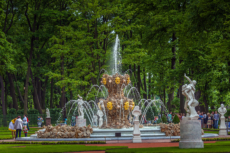 Obiective turistice Sankt Petersburg - Gradina in Sankt Petersburg