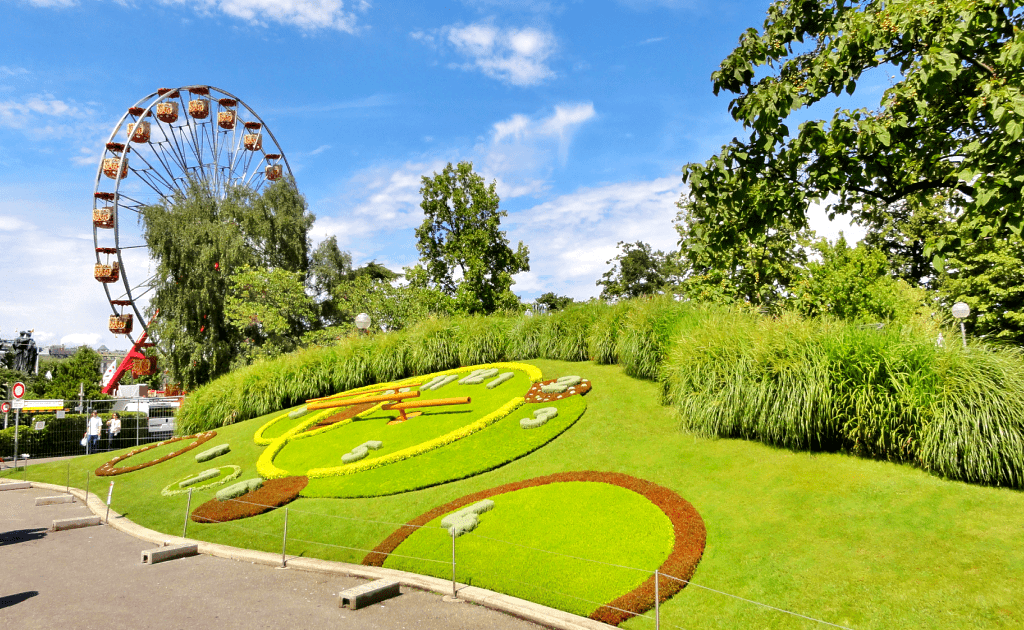 Obiective turistice Geneva - Jardin Anglais