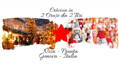 Craciun si Revelion in 2 Țări: NISA (Franta) & GENOVA (Italia), 2025 – 2026