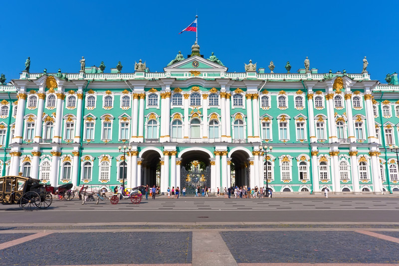 Obiective turistice Sankt Petersburg - Hermitage - palatul de iarna