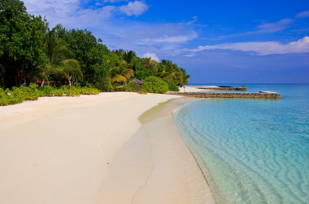 Vacanta in Maldive - vedere de pe plaja