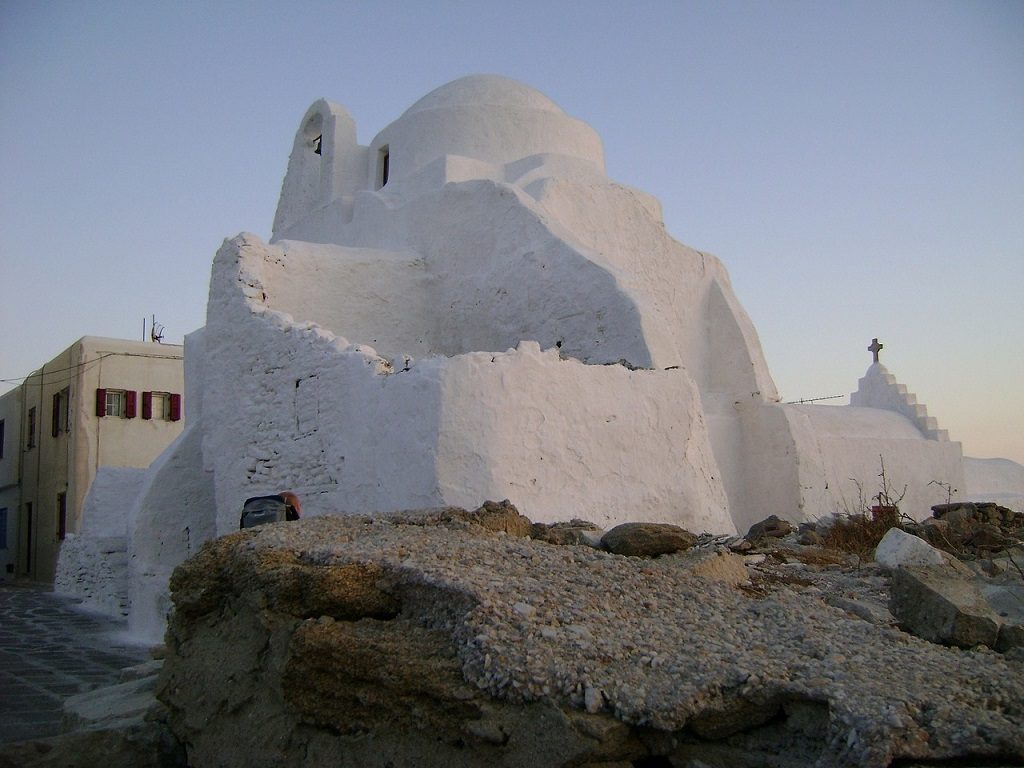 Mykonos - biserica Panagia Paraportiani