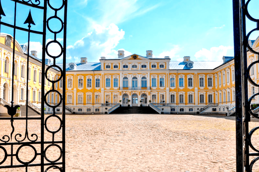 Obiective turistice Letonia - Palatul Rundale